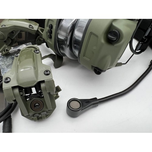 6TH GEN TACTICAL HEADSET тактическая гарнитура, звукосниматель и шумоподавление, активные в Краснодаре
