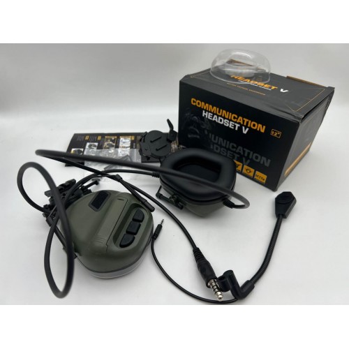 "COMMUNICATION HEADSET V" Активные тактические наушники для стрельбы в Краснодаре