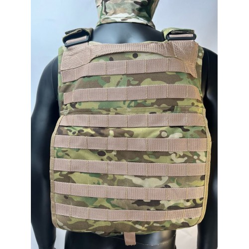 Бронежилет ЗАЩИТНИК в Краснодаре с кевларовым баллистическим пакетом C2, капами и бронеплитами Бр5