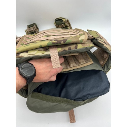 Бронежилет ЗАЩИТНИК в Краснодаре с кевларовым баллистическим пакетом C2, капами и бронеплитами Бр5