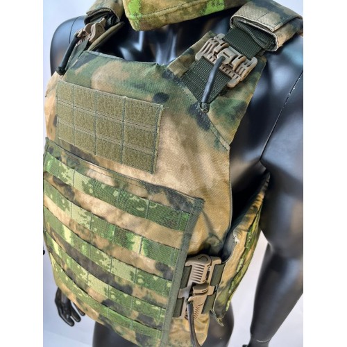 Бронежилет ЗАЩИТНИК в Краснодаре с кевларовым баллистическим пакетом C2, капами и бронеплитами Бр5