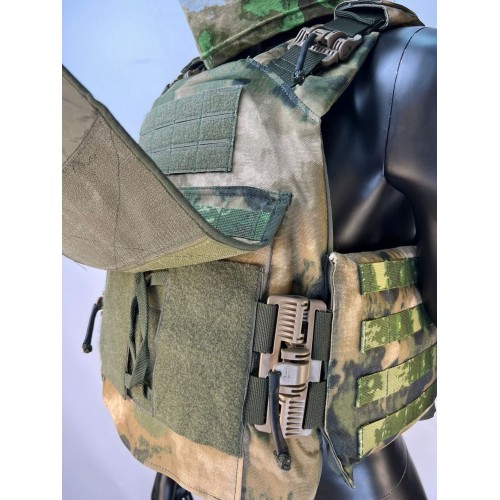 Бронежилет ЗАЩИТНИК в Краснодаре с кевларовым баллистическим пакетом C2, капами и бронеплитами Бр5