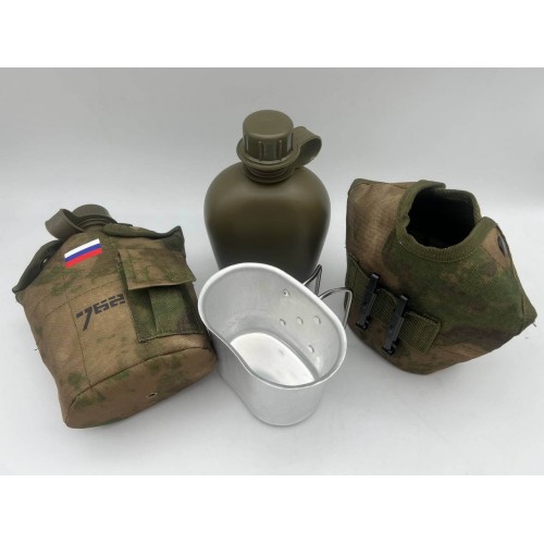 Фляга «7.62 RU» с супницей/котелком в чехле в Краснодаре