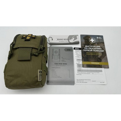 Военная тактическая аптечка RHINO RESCUE IFAK TRD MINI 11в1 в Краснодаре