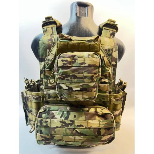 Жилет (плитник быстросъёмный YAKEDA original /разгрузка)2 с подсумками на спине в Краснодаре