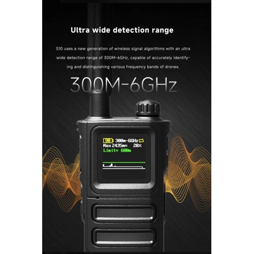 Детектор-обнаружитель дронов SKYDROID S-10 / «СОКОЛ 10» в Краснодаре портативный всенаправленный