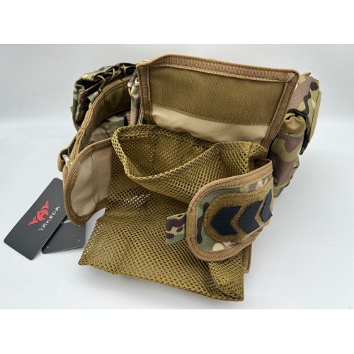 Пояс разгрузочный YAKEDA тактический с подсумками в Краснодаре