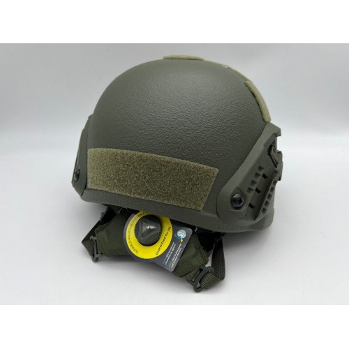 Кевларовый тактический баллистический композитный шлем ACH MICH NIJ IIIA Ops-Core (цвет «олива») / Бр2 класс защиты / с защитой ушей и системой регулировки Венди в Краснодаре