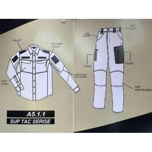 Костюм тактический А5.1.1 «Офицер» (брюки + рубашка) в Краснодаре