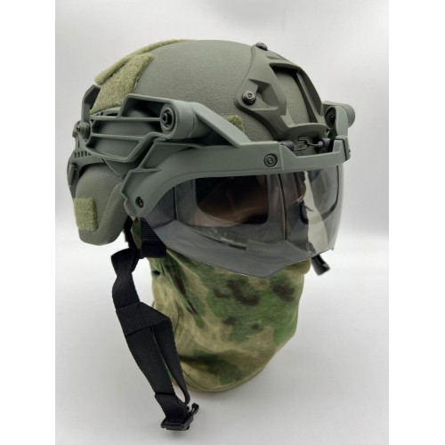 Откидные тактические нашлемные очки с креплением для шлема FAST/MICH/Ops-Core и другим моделям современных тактических шлемов в Краснодаре