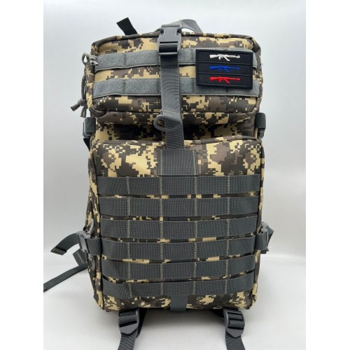 Рюкзак тактический 45 л пиксель/серый в Краснодаре