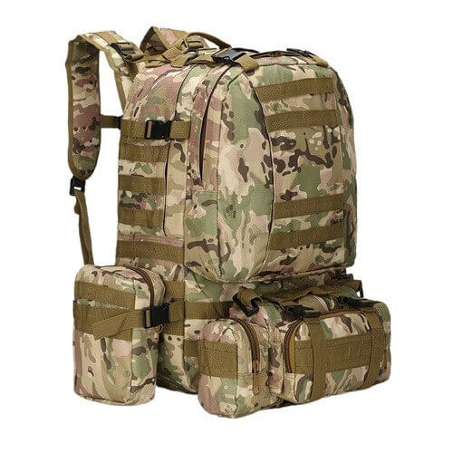 Рюкзак тактический 55 л со съемными подсумками в Краснодаре