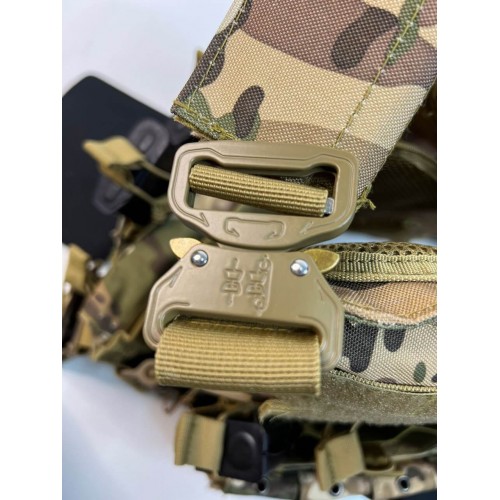 Жилет (плитник быстросъёмный/разгрузка) с возможностью установки боковых плит или боковых баллистических пакетов в Краснодаре